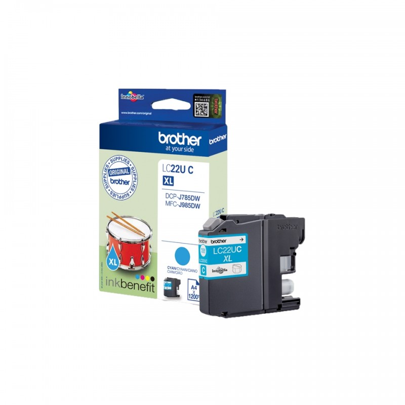 Brother LC22UC CartCyan 1200p J785-J985