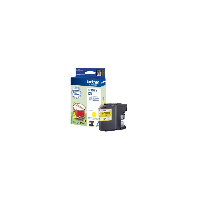 Brother LC22UY CartJaune 1200p J785-J985