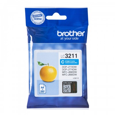 Brother LC3211C Cartouche Cyan 200p