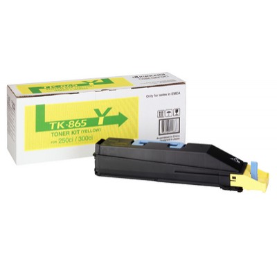 Kyocera TK-865Y Toner Yel TASKalfa 12K