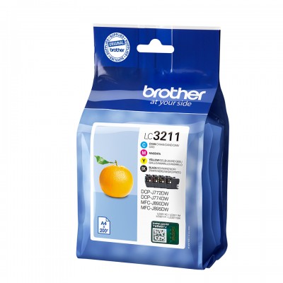Brother LC3211VAL pack 4 Cartouches NCMY