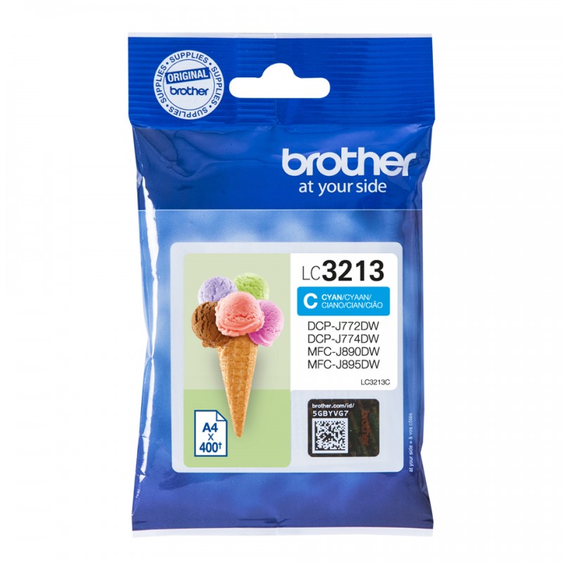 Brother LC3213C Cartouche  Cyan 400p