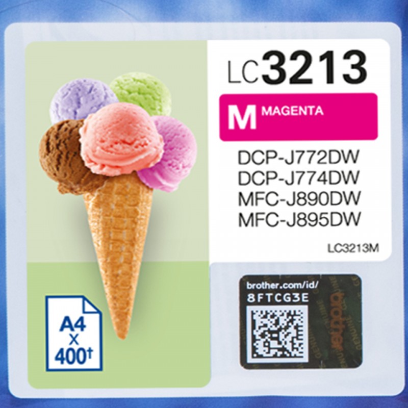 Brother LC3213M Cartouche  Magenta 400p