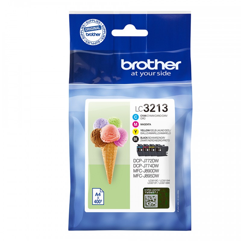 Brother LC3213VAL pack 4 Cartouches NCMY
