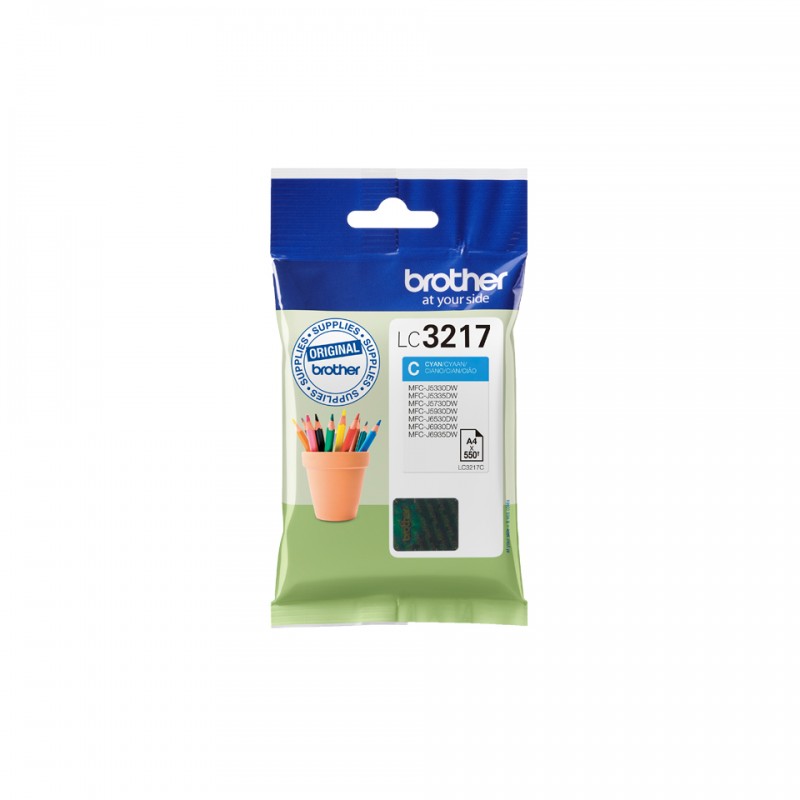 Brother LC3217C Cartouche  Cyan 550p