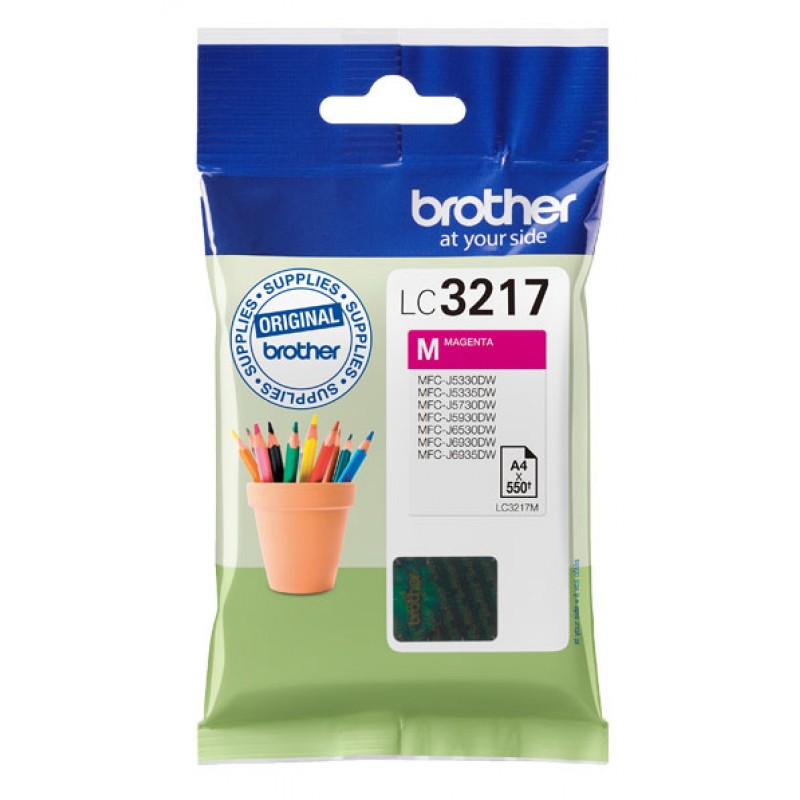Brother LC3217M Cartouche  Magenta 550p