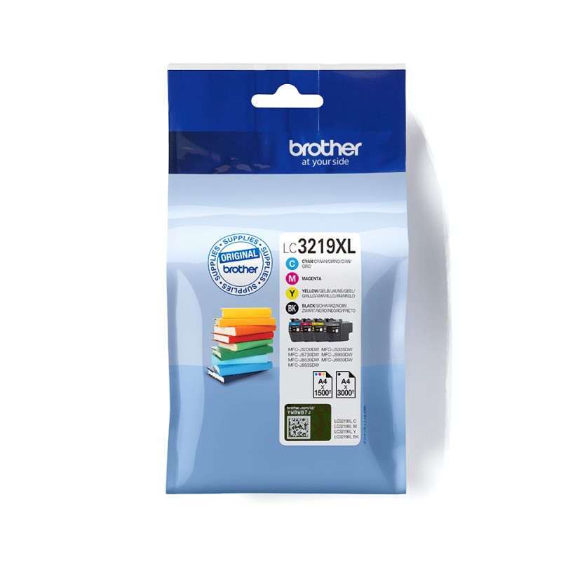 Brother LC3219XLVAL Ink Jet pack 4 CL
