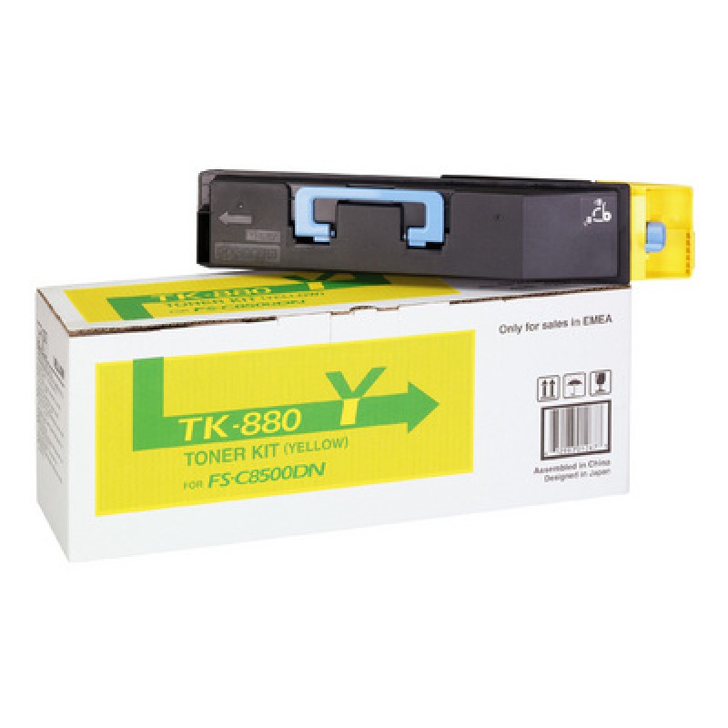 Kyocera TK880Y Toner Jaune FS-C8500DN
