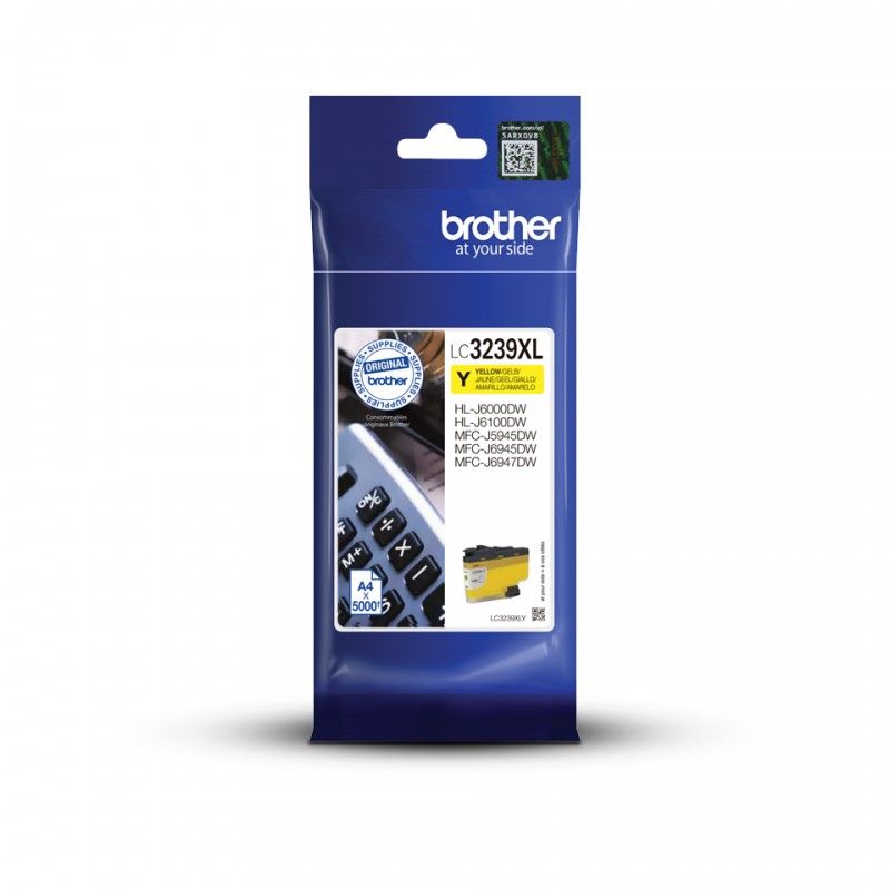 Brother LC3239XLY Ink Jet Yellow HC 5K