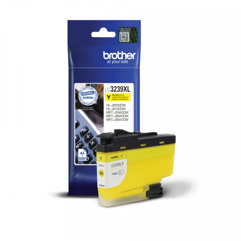 Brother LC3239XLY Ink Jet Yellow HC 5K