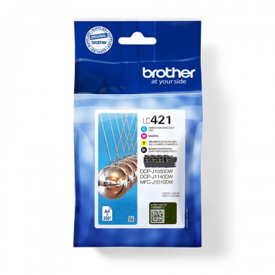 Brother LC421VAL Pack 4 Cartouche NCMJ