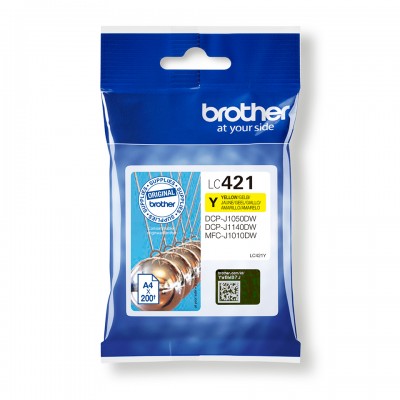 Brother LC421Y Cartouche Jaune
