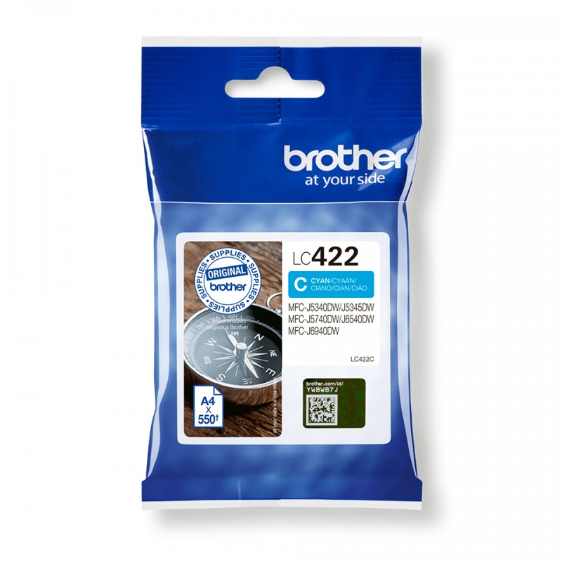Brother LC422C Cartouche Cyan
