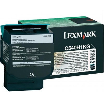 LEXMARK C540H1KG TONER BLK LRP C540/C544