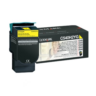 Lexmark 0C540H2YG Toner Yellow LD