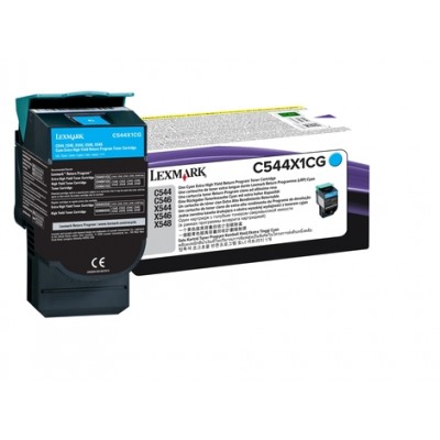 Lexmark 0C544X1CG Toner Cyan LRP TLD