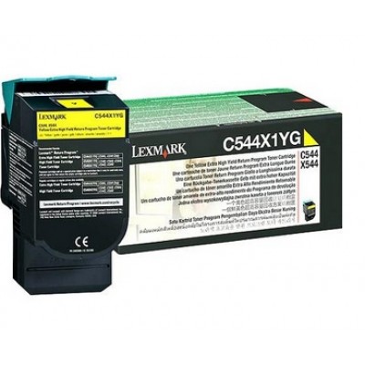 Lexmark 0C544X1YG Toner Yellow LRP TLD