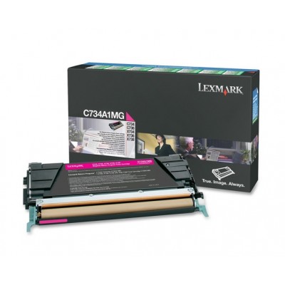 Lexmark 0C734A1MG Toner Magenta LRP 6 Kp
