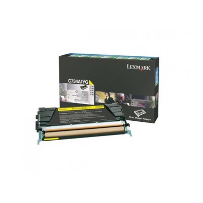 Lexmark 0C734A1YG Toner Yellow LRP 6K