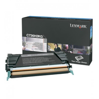 Lexmark 0C736H2KG Toner Blk 12000 P