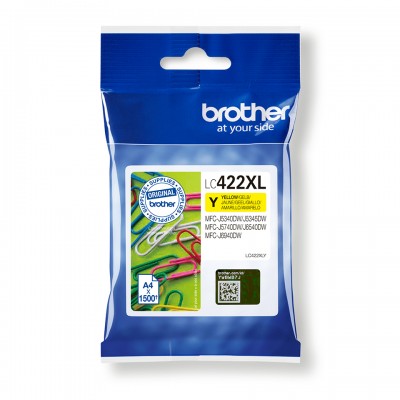Brother LC422XLY Cartouche Yellow HC