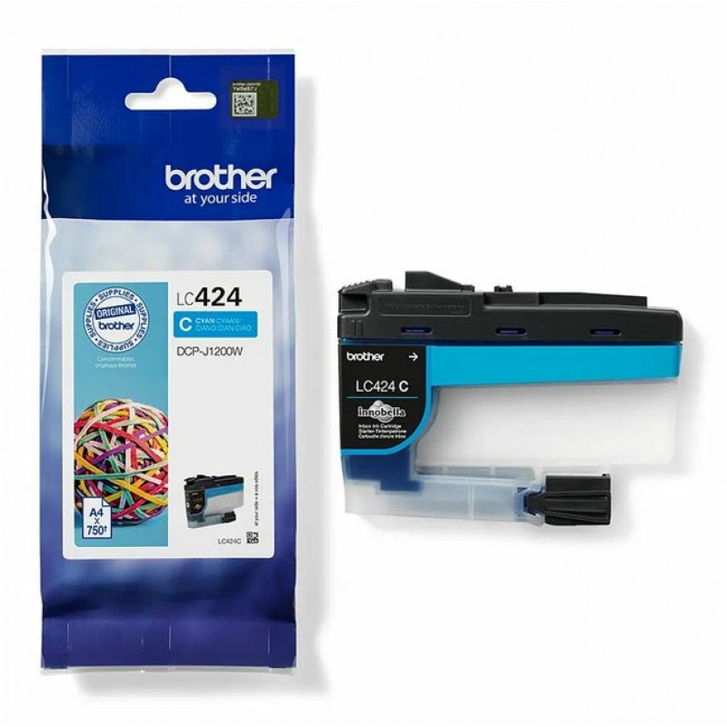 Brother LC424C Cartouche Cyan HC