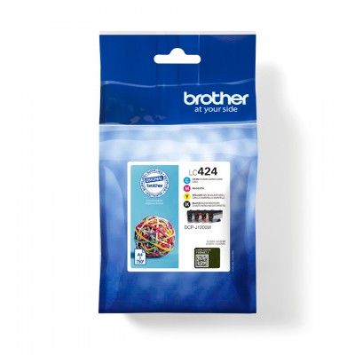 Brother LC424VAL Pack 4 Cartouch NCMJ H