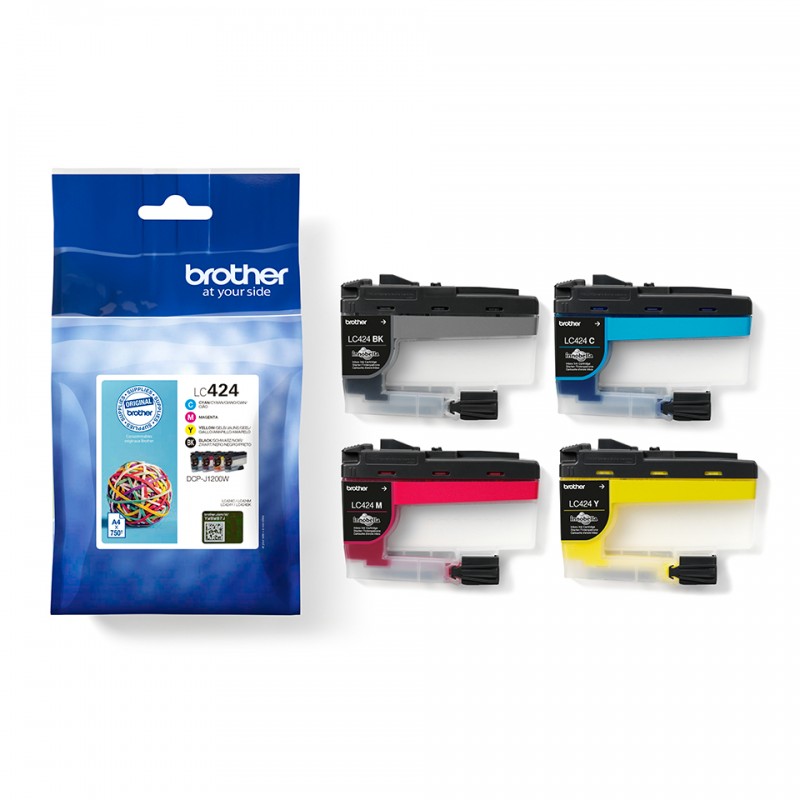 Brother LC424VAL Pack 4 Cartouch NCMJ H