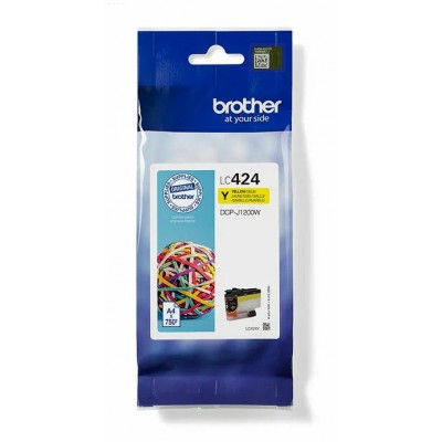Brother LC424Y Cartouche Jaune HC