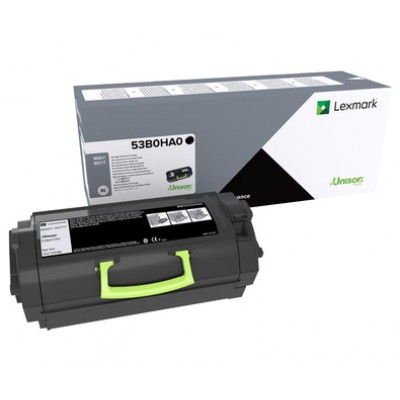 Lexmark 53B0HA0 toner hte cap noir