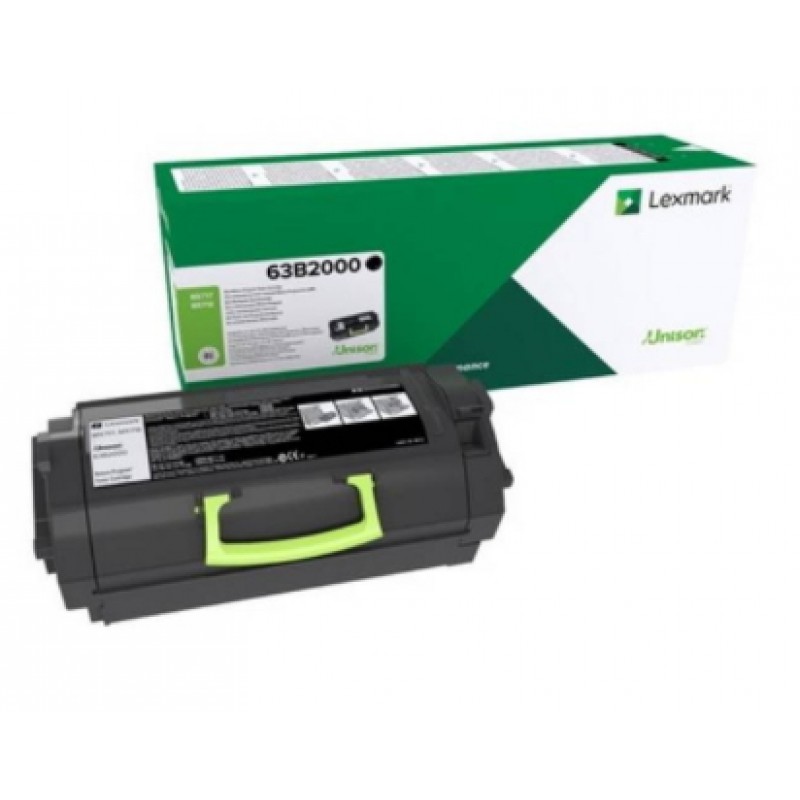 Lexmark 63B2000 toner Return Prog