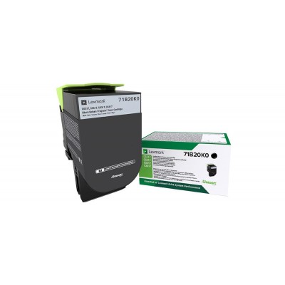 Lexmark 71B20K0 toner LRP noir 3000p