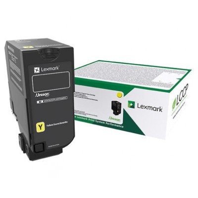 Lexmark 73b20y0 toner jaune return prog