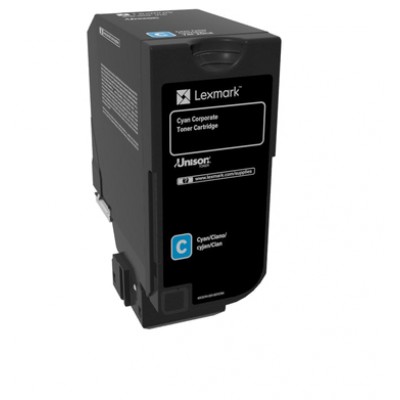LEXMARK 74C20CE Toner Cyan Corpo 3K