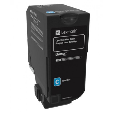 Lexmark 74C2HC0 Toner Cyan Ret. 12K