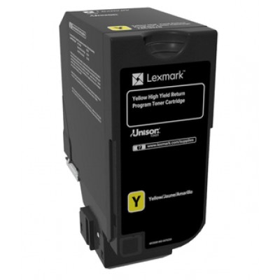 Lexmark 74C2HY0 Toner Yel. Ret. 12K