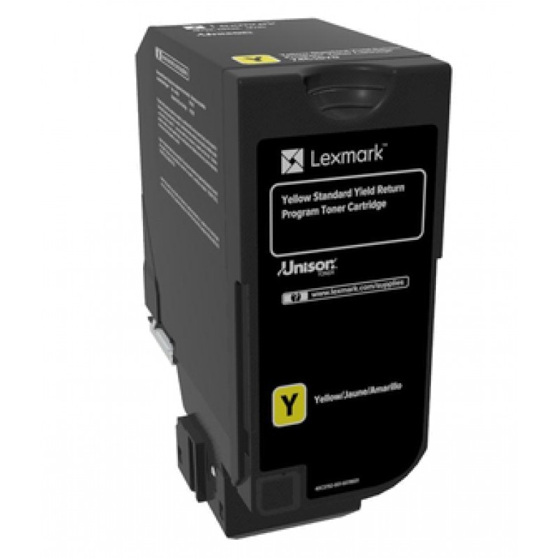 Lexmark 74C2SY0 Toner Yel. Ret. 7K
