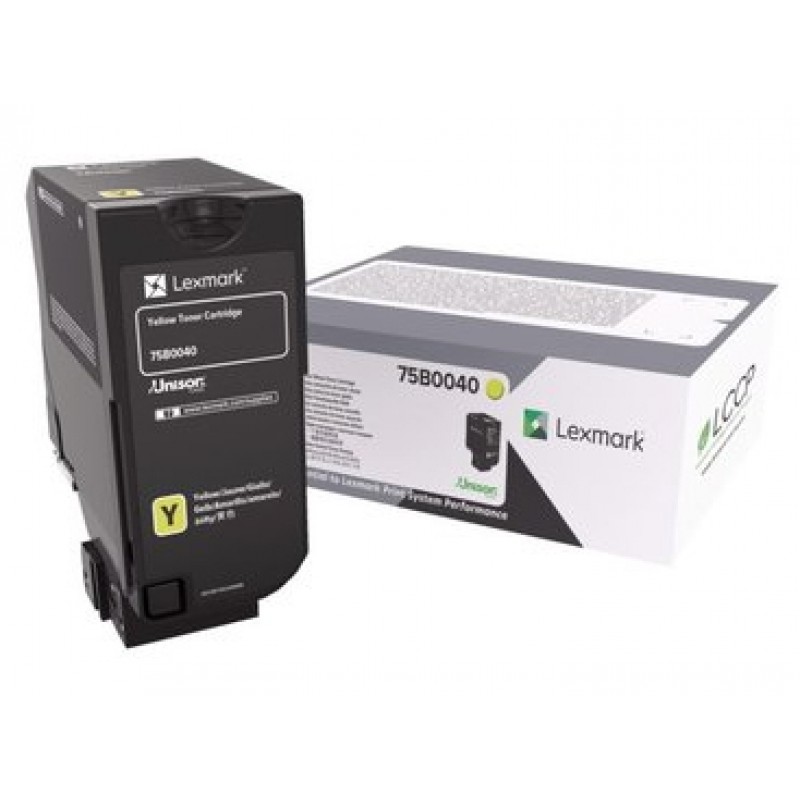 Lexmark 75B0040 toner jaune CS-CX 727