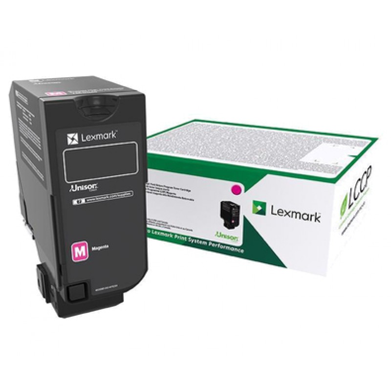Lexmark 75b20m0 toner magenta ret prog