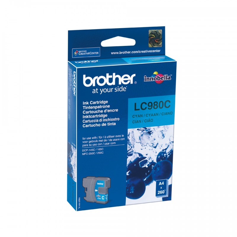 Brother LC980C Cart. Cyan 300 P