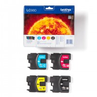 Brother LC980VALBP Blis Pack Rainbow+BK