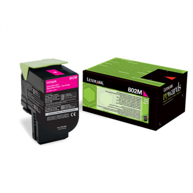 Lexmark 80C20M0 Toner Magenta Prg Ret.