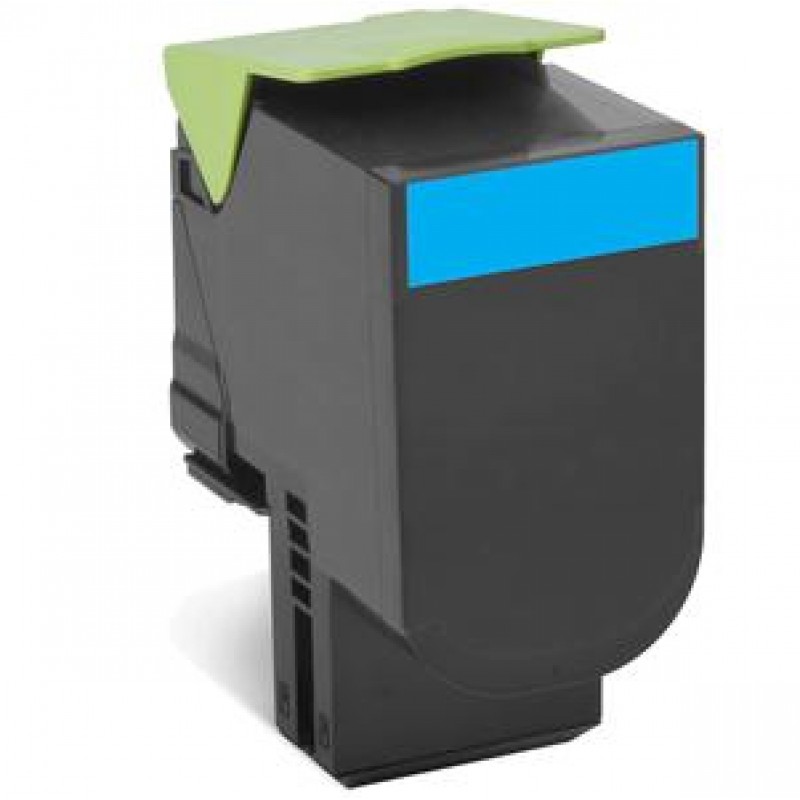 Lexmark 80C2HC0 Toner Cyn HC Prg. Ret.