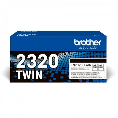 Brother TN2320TWIN 2x Toner 2600p Noir