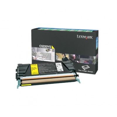 Lexmark C5220YS Toner Yle C52X LRP 3000P