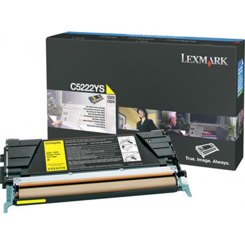 Lexmark C5222YS Toner Yel C522N  3000P