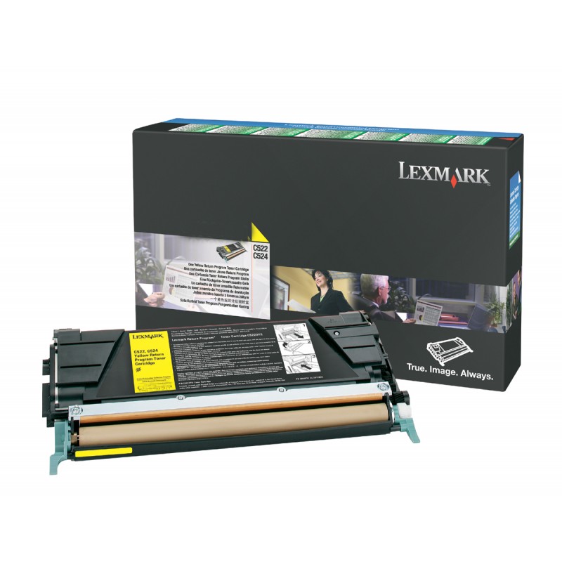 Lexmark C522A3YG Toner Corpo Yellow 3K