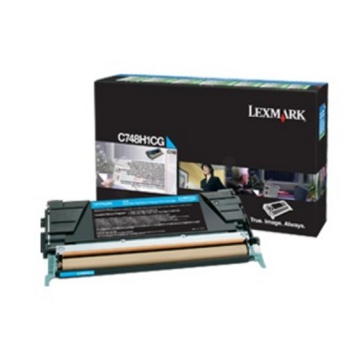 Lexmark C748H3CG Cyan Corpo. Toner 10K