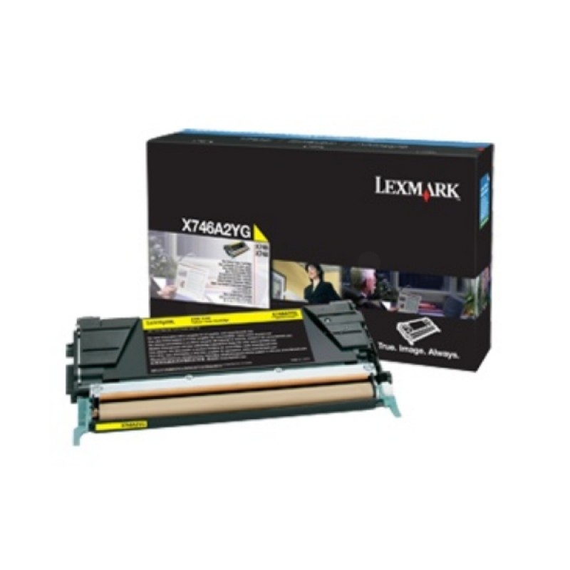 Lexmark X746A3YG Yellow Corpo. Toner 7K