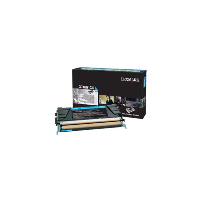 Lexmark X748H1CG Toner LRP Cyan 10 K